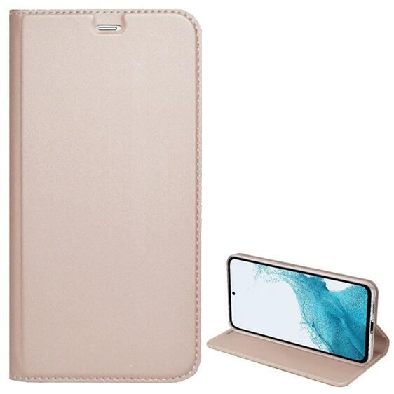 Gigapack Samsung Galaxy A25 5G (SM-A256) bőr hatású fliptok rozéarany (GP-152027) (GP-152027)