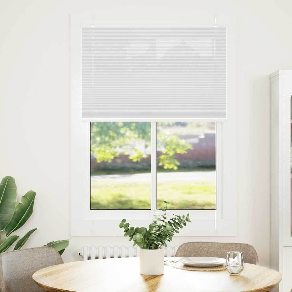 pliszírozott redőny Fehér 85x150 cm szövetszélesség 84,4 cm (4015497)