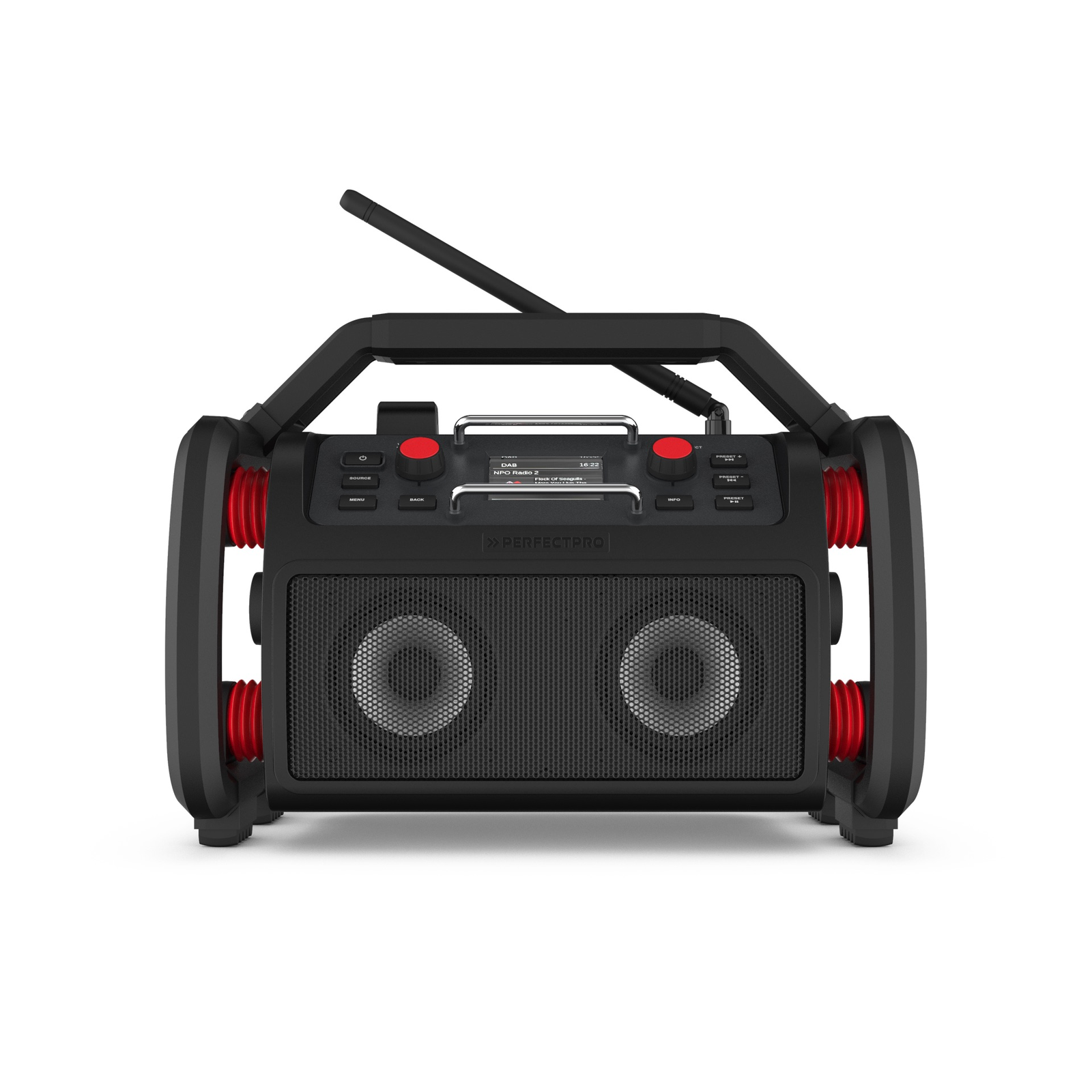 PerfectPro ROCKPRO hordozható Bluetooth FM Rádió (RP2)