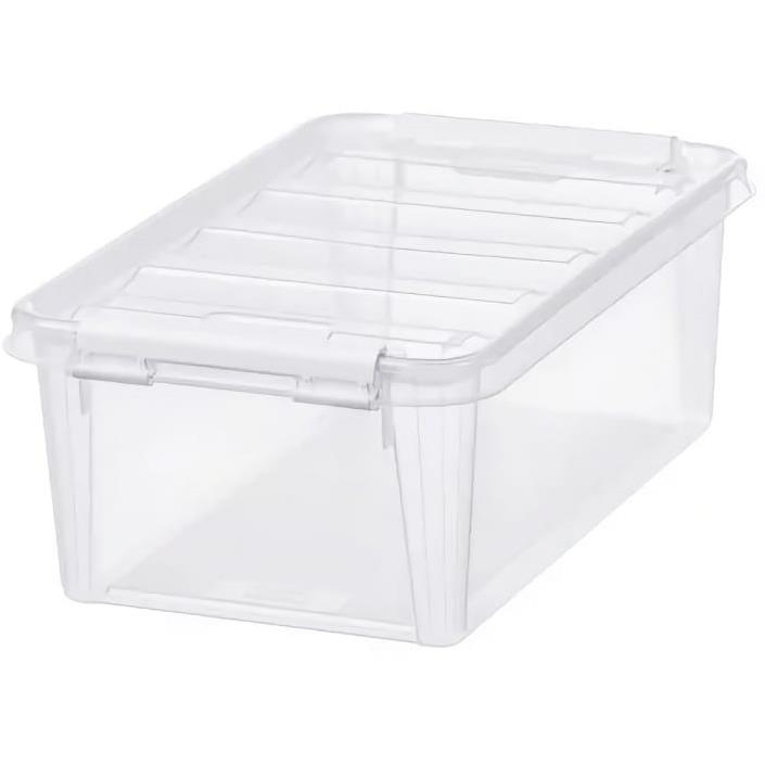 Orthex Classic tárolódoboz, fehér csatok, 3,6 l (7332462084865)