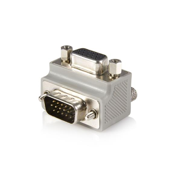 StarTech.com Right Angle VGA / VGA Cable Adapter Type 1 - M/F DB15 Grå