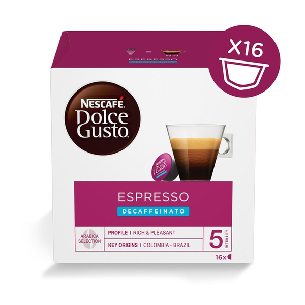Kapsle pro Dolce Gusto Nescafe Dolce Gusto Espresso Intenso Decaffeinato 16