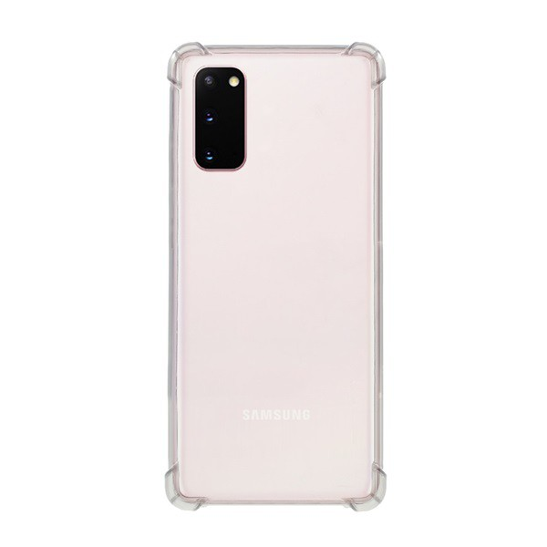 Szilikon telefonvédő (közepesen ütésálló, légpárnás sarok) ÁTLÁTSZÓ [Samsung Galaxy S20 5G (SM-G981U)] (5996457935048)