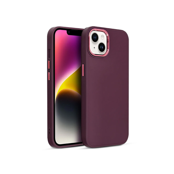 Силиконов гръб Xiaomi Redmi Note 12 5G/Poco X5 5G - Рамка - лилав (PT-6621)