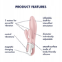 Satisfyer Air Pump Bunny 3 rose