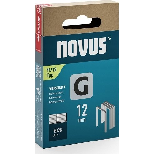 Novus Tools 042-0798 Laposhuzal kapcsok 11-es típus 600 db Méret (H x Sz x Ma) 12 x 10.6 x 12 mm (NV042-0798)