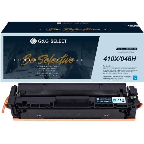 Съвместима тонер касета G&G за HP 410X/ CF411X