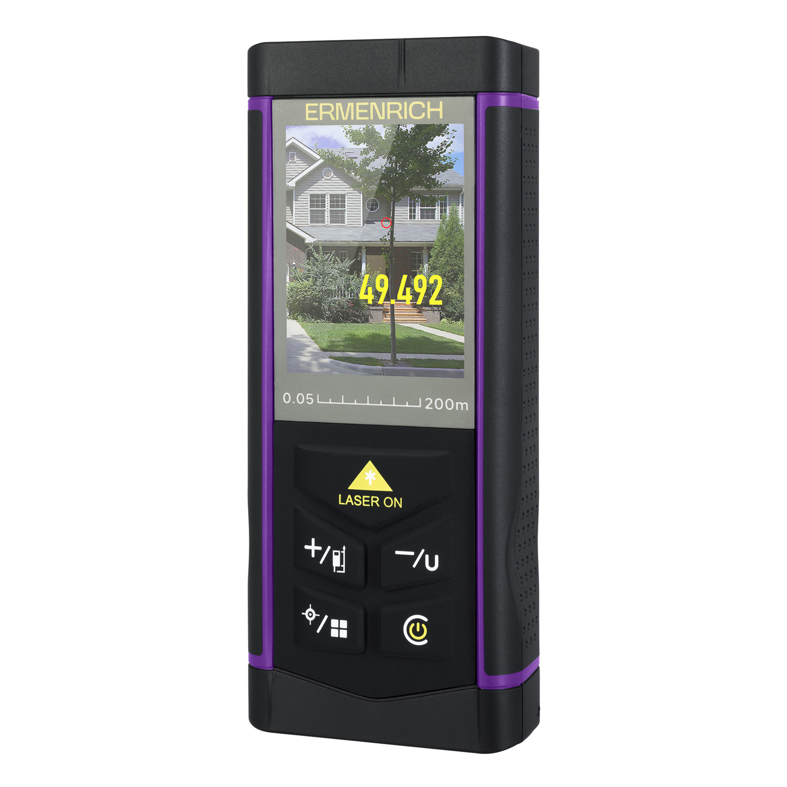 Ermenrich PRO LR200 lézeres mérő, kamerával (84653) (84653)