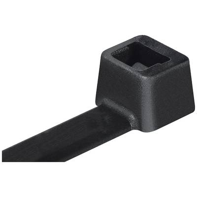 HellermannTyton 138-00041 UB760E-B-PA66-BK Kábelkötöző 760 mm 7.60 mm Fekete 50 db (138-00041)