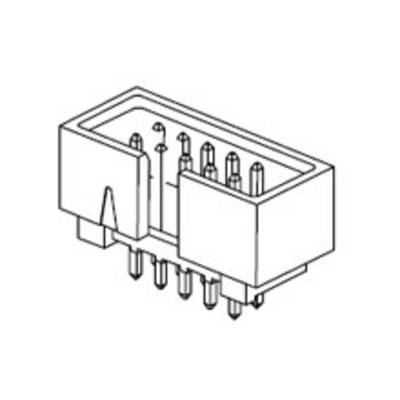 Molex Beépíthető stift sor (standard) 918160024 1 db (918160024)