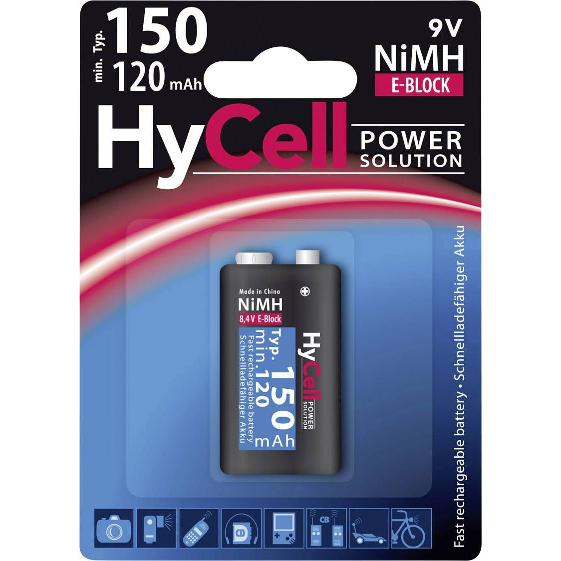 Ansmann 9V NiMH Újratölthető Elem 180mAh (5035322)