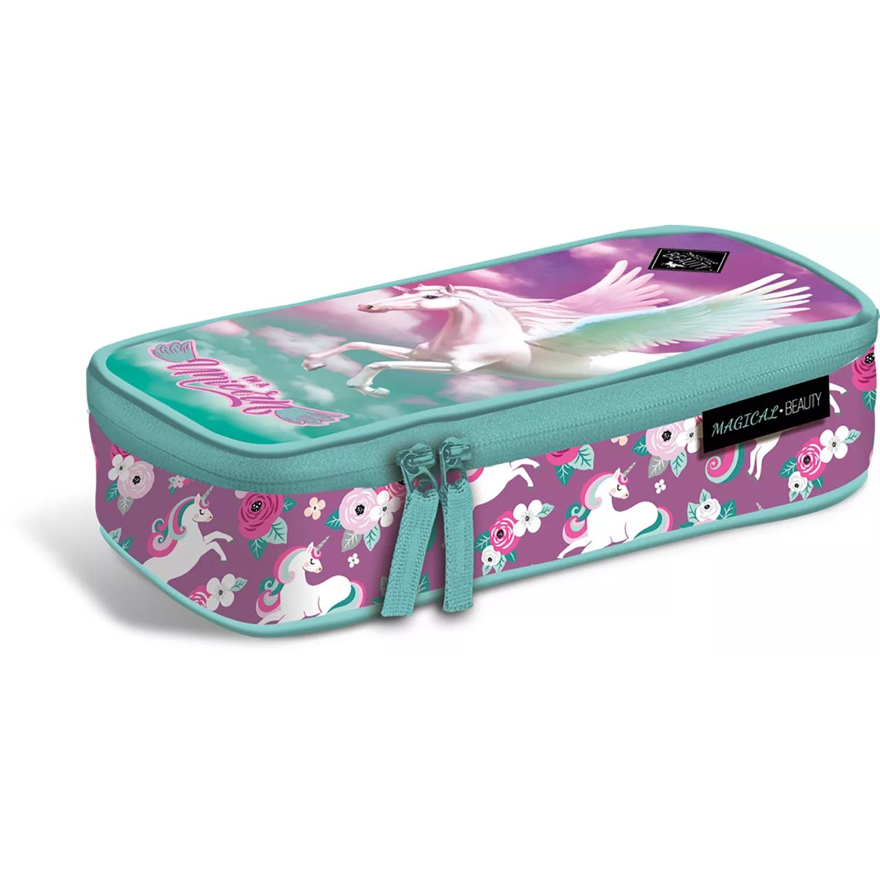 Magical Beauty Töltetlen Bedobós komfort tolltartó - Unikornis mintás (21046)