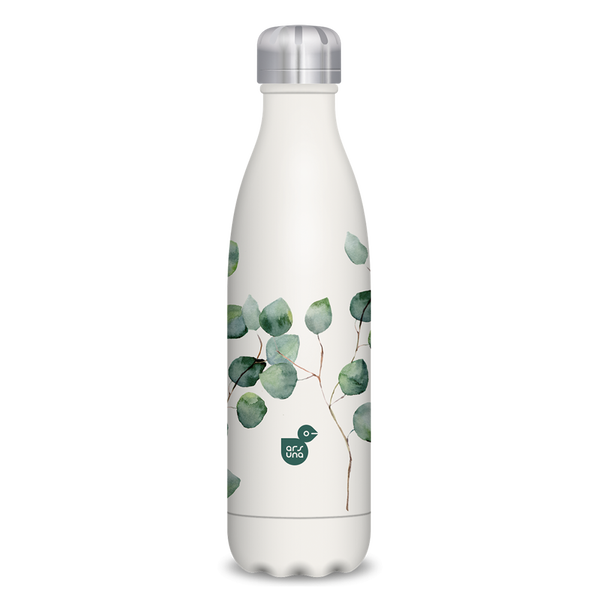 Ars Una Botanic Leaf 24 Dupla falú Termosz kulacs 500ml - Fehér mintás