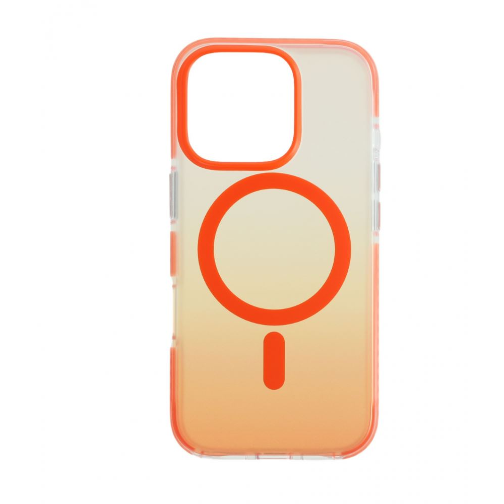 Cellect iPhone 16 Pro mágneses tok narancssárga-átlátszó (CEL-MAG-IPH16PR-OTP) (CEL-MAG-IPH16PR-OTP)