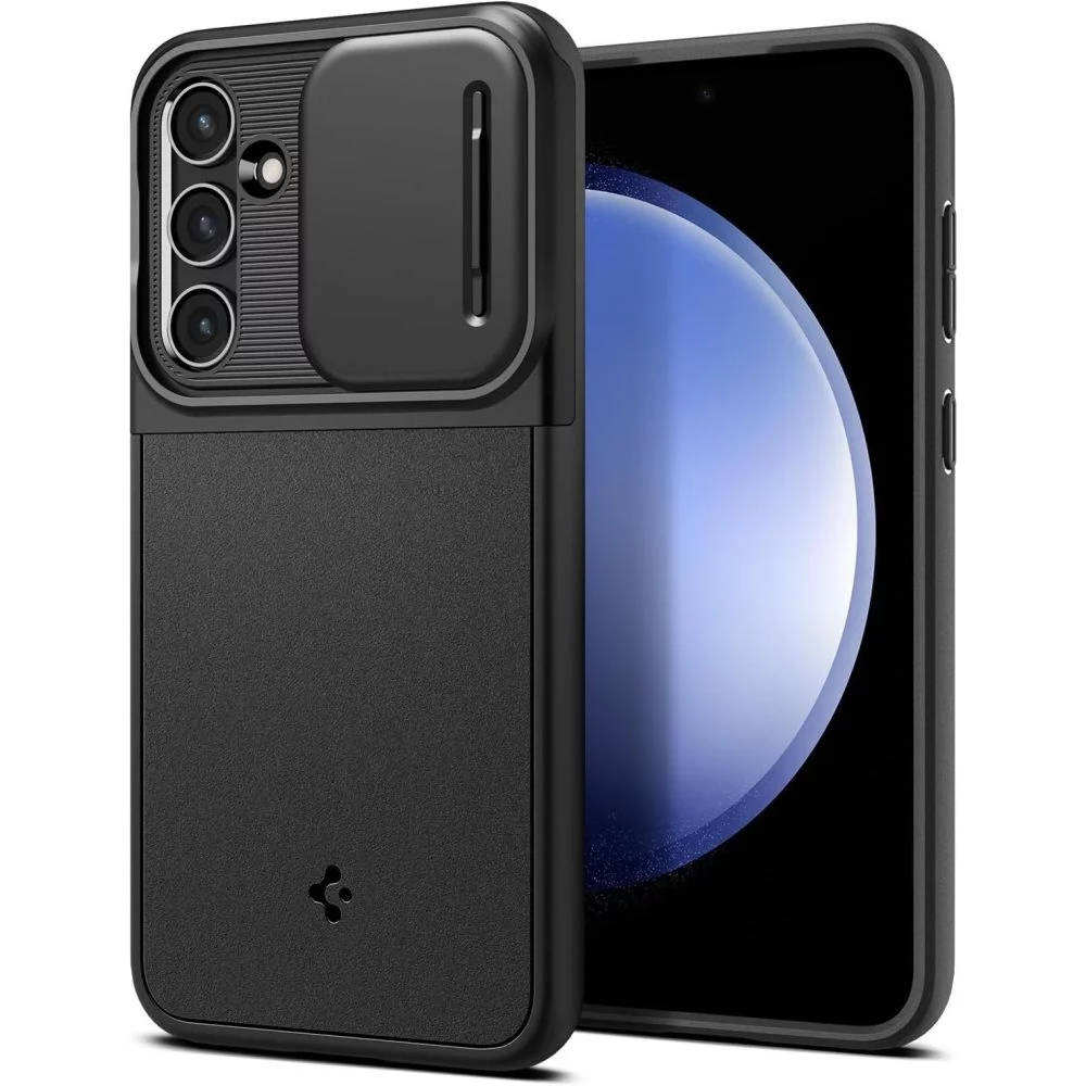 Spigen Optik Armor Samsung Galaxy S23 FE Tok - Fekete (ACS06380)