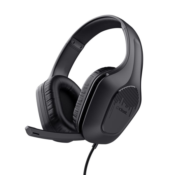 Trust GXT 415 Zirox Sluchátka s mikrofonem Kabel Přes hlavu Hraní Černá