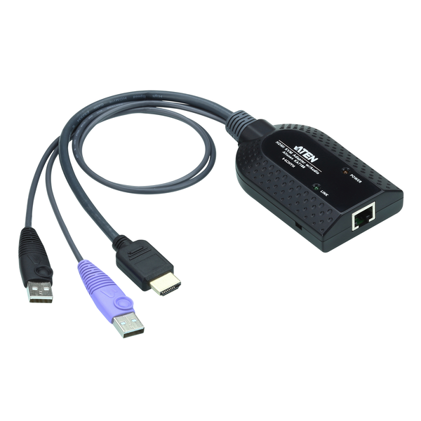 ATEN KA7188-AX KVM-kabel Sort, Metallic, Lilla