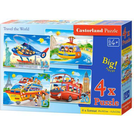 Castorland TRAVEL THE WORLD 8 pz Veicoli