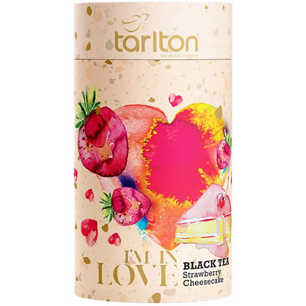Tarlton Black Love Strawberry Cheesecake papír 100 g (4792331002674)