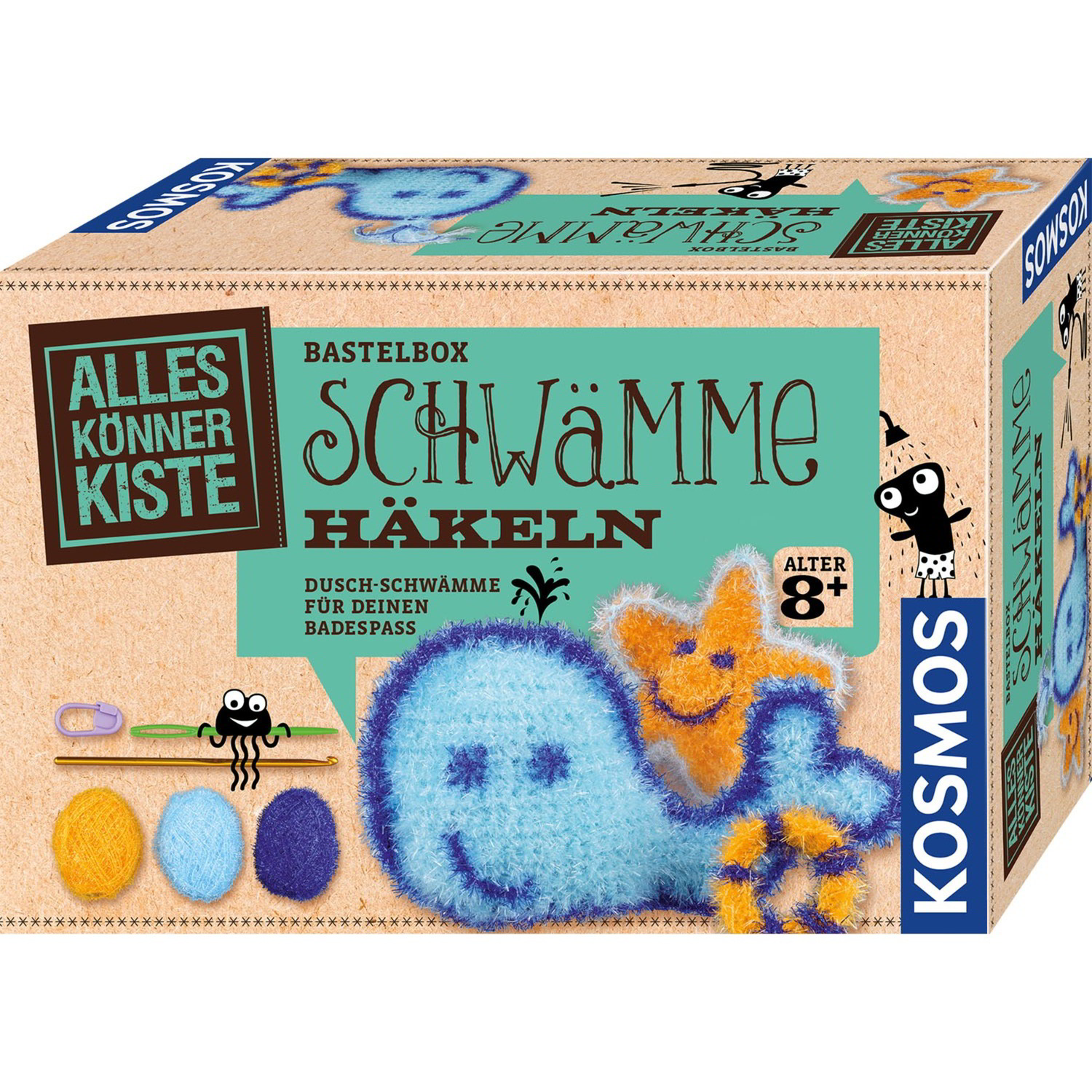 KOSMOS 604622 Fürdőszivacsok horgoló kézműves készlet (604622)