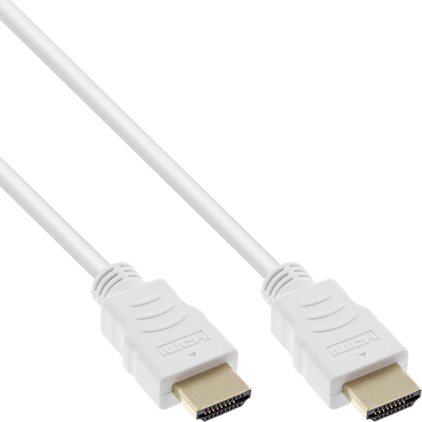 InLine 17503W cavo HDMI 3 m HDMI tipo A (Standard) Bianco
