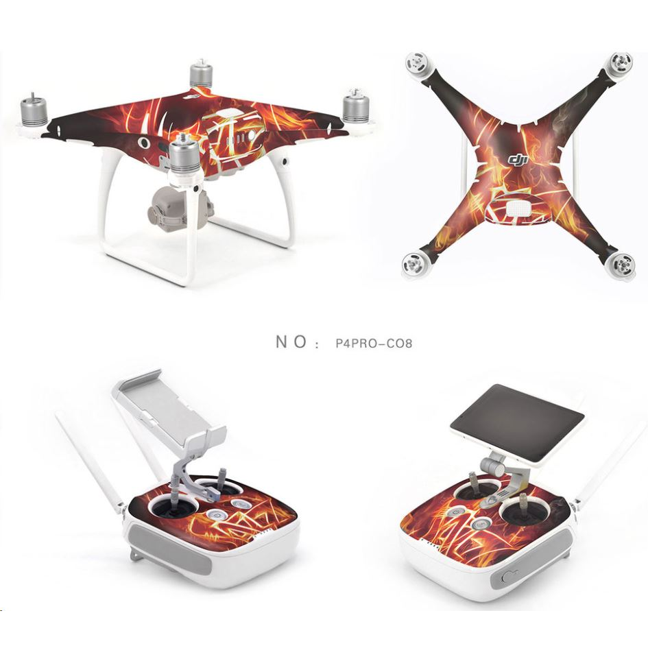 PGYTECH DJI Phantom 4 PRO skin CO8 matrica szett (6970801332041) (6970801332041)