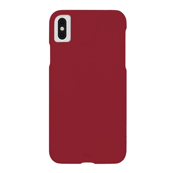 CASE-MATE Apple iPhone X 5.8 BARELY THERE protectie din plastic pentru telefon (ultralight), Burgundy