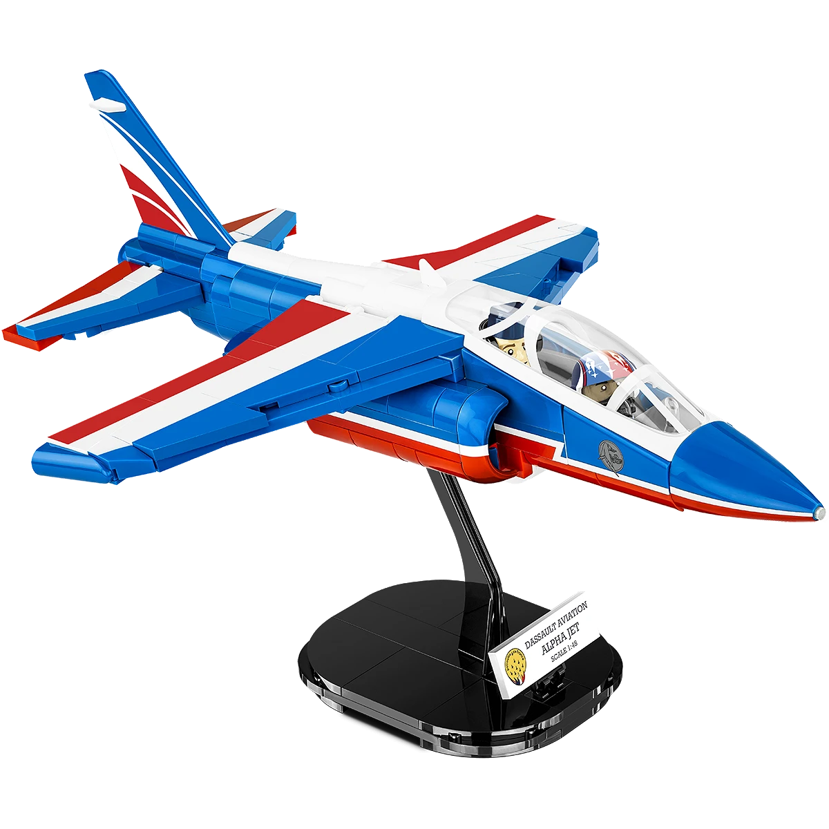 Cobi 5841 Alpha Jet Patrouille de France vadászrepülőgép 387 darabos Építőjáték (COBI-5841)