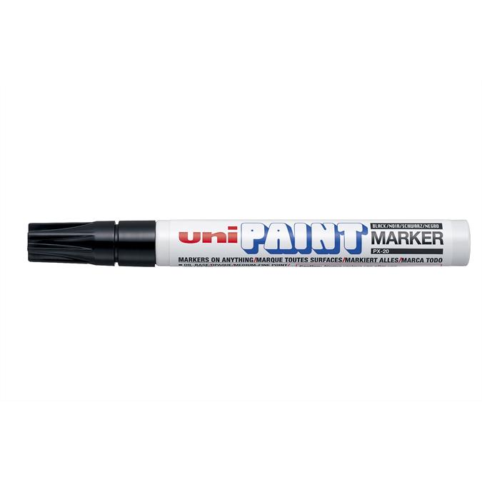 Uni PX-20 2.2-2.8mm Lakkmarker - Fekete (PX-20(L) BLACK(EU))