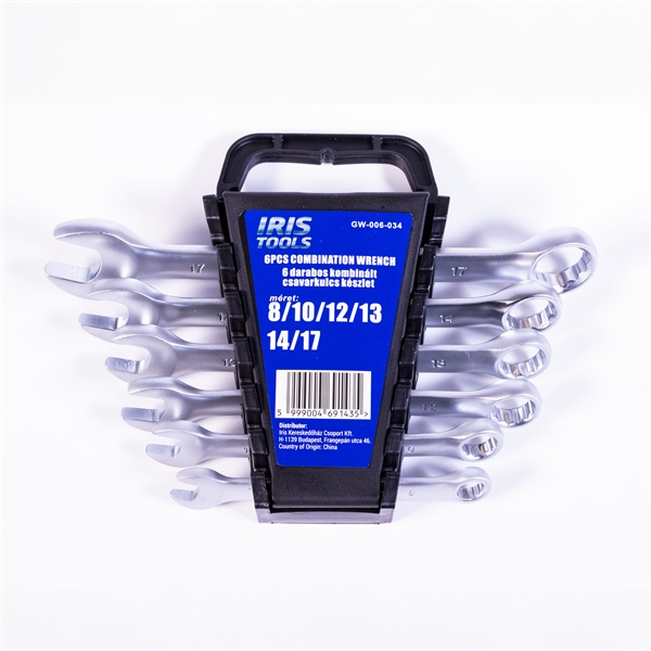 IRIS TOOLS CW-006-034 6 darabos kombinált csavarkulcs készlet (CW-006-034)