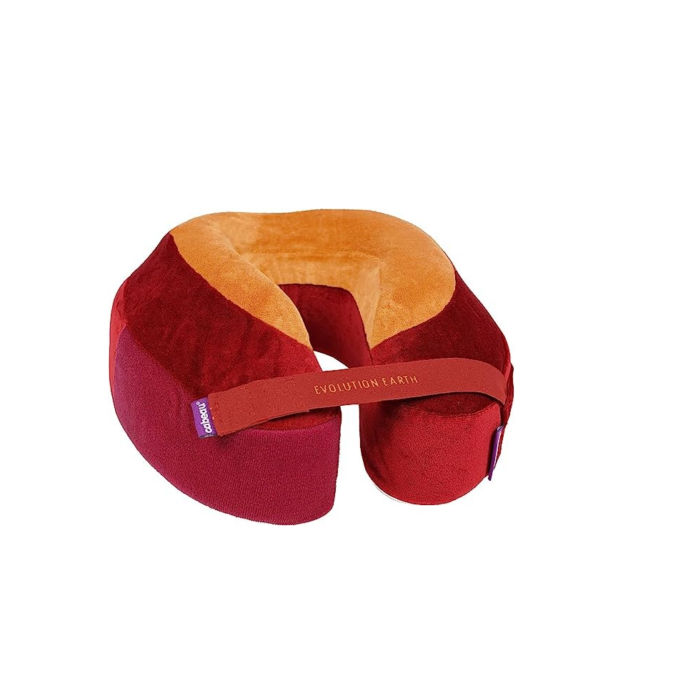 Evolution Earth Cabeau Earth Utazó nyakpárna - Piros/Narancs (CB/EVEP3365)