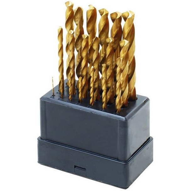 EXTOL Vas fúrószárak HSS TiN (1119A)