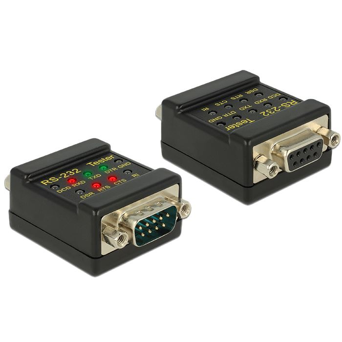 Delock RS-232 teszter DB9 kimenet > DB9 bemenet (87713) (del87713)