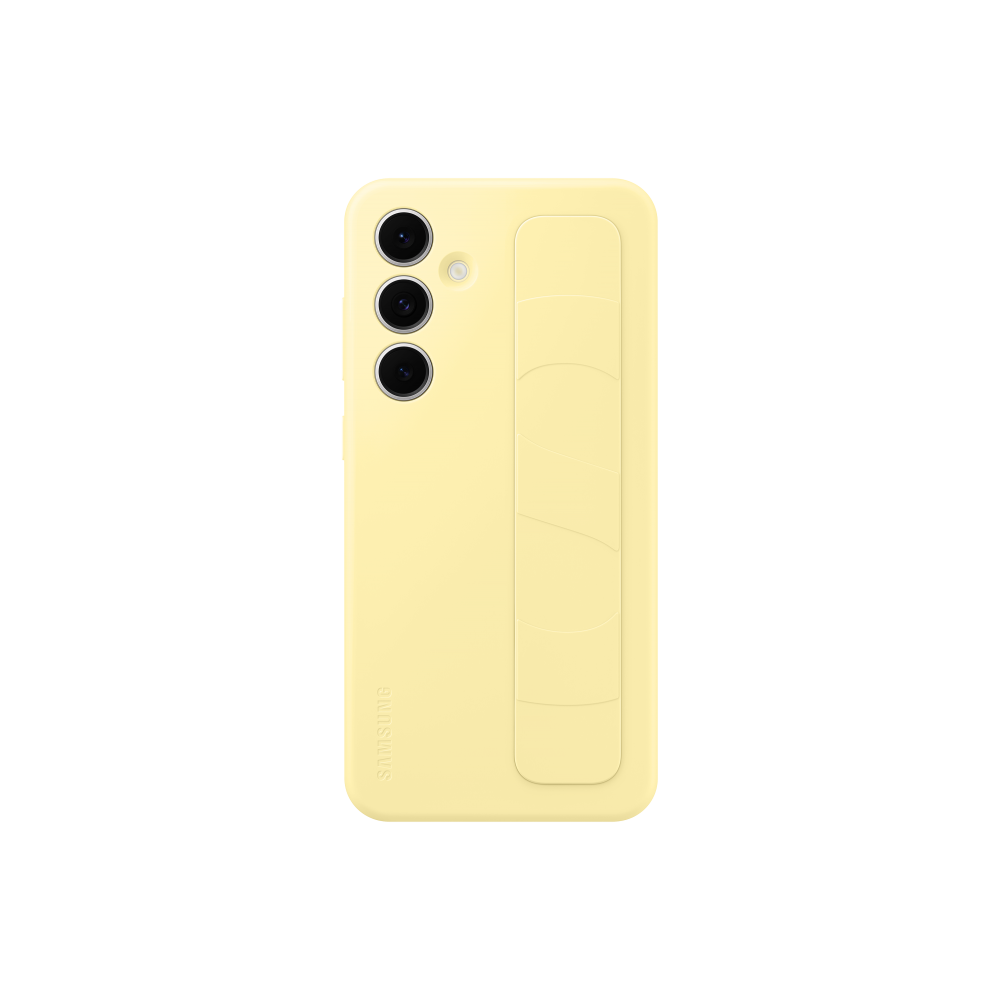 Samsung Galaxy S24 FE Stand Grip tok, Sárga (OSAM-EF-GS721CYEG)