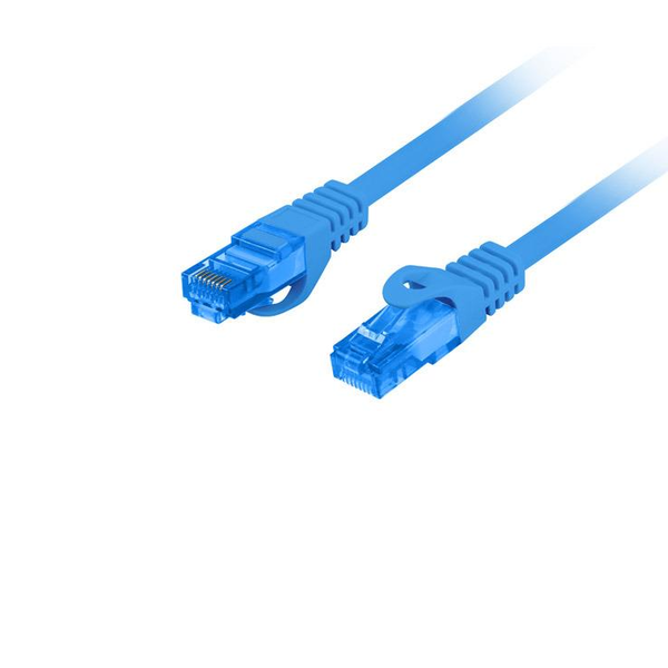 Patchcord S/FTP 6a Lanberg RJ45 / RJ45 5 m modrý