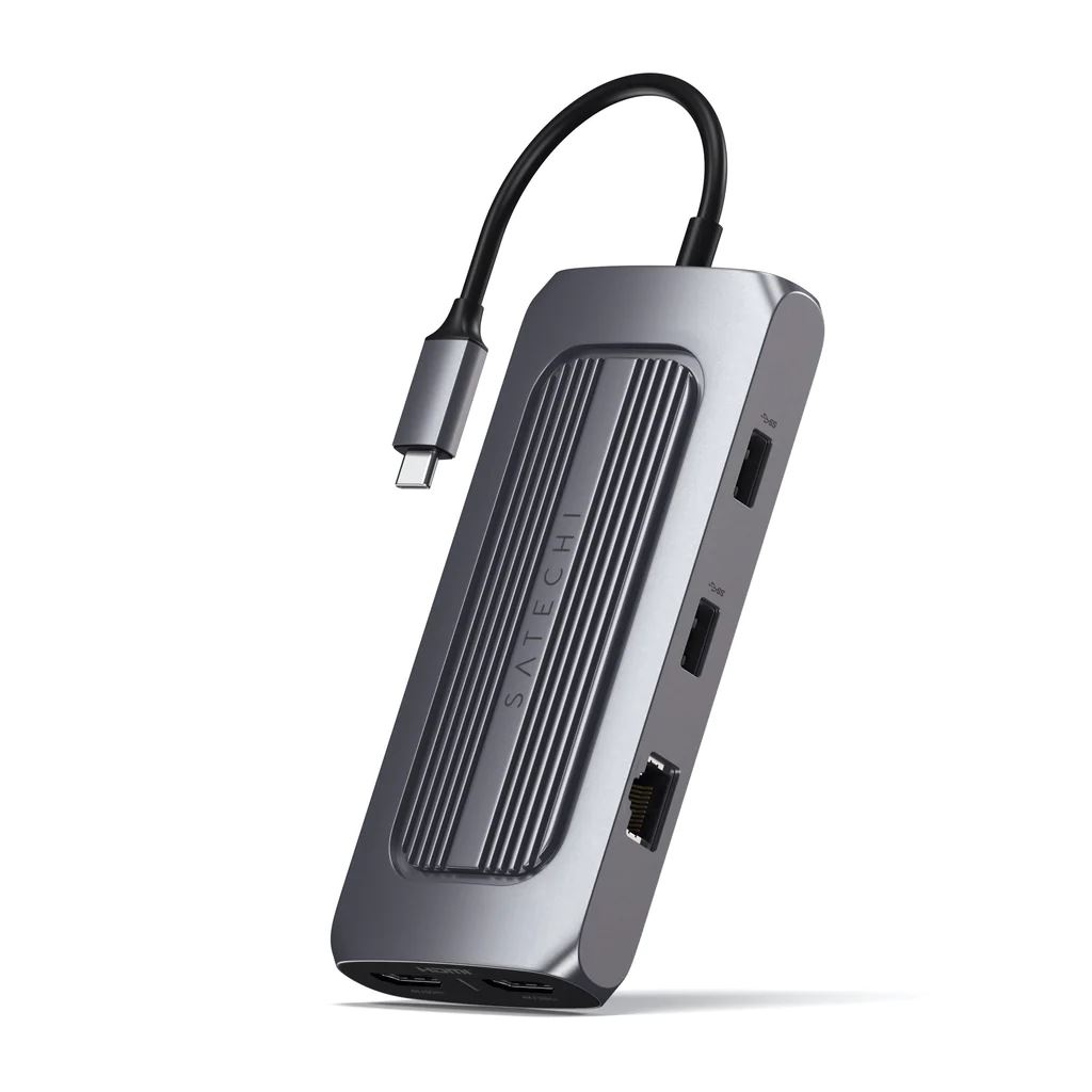 Satechi USB-C Multiport MX Adapter aluminium (ST-UCMXAM) (ST-UCMXAM)