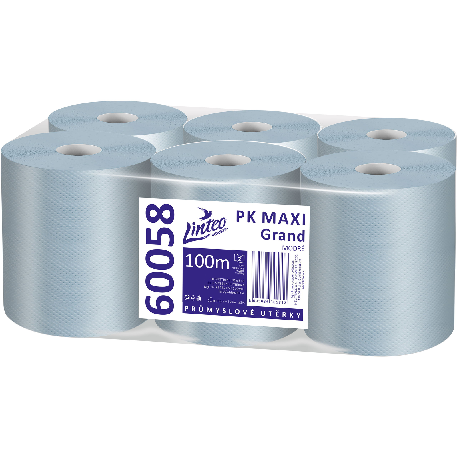 LINTEO PK MAXI Grand újrahasznosított 130 m, 6 db, kék (8595686305713)