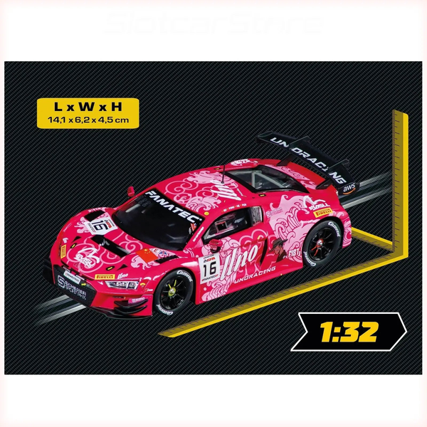 CARRERA-TOYS Evolution Audi R8 LMS GT3 evo II Uno Racing Team No.16 versenyautó