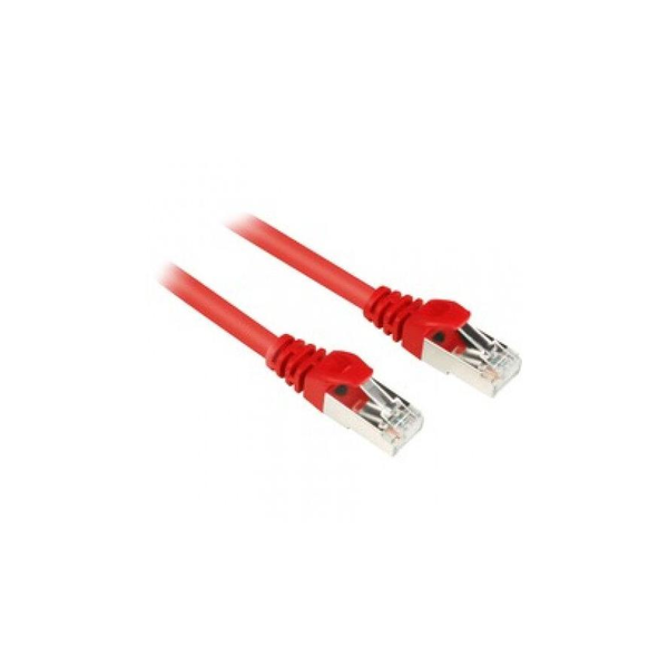 Sharkoon hálózati kábel RJ45 CAT.6 SFTP - piros - 1,5m (4044951017843)