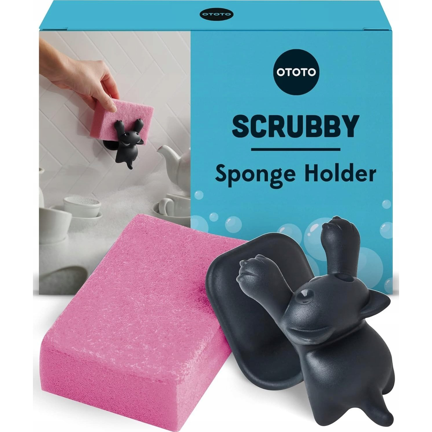 Ototo Scrubby Konyhai szivacs tartó - Szürke (OT938)