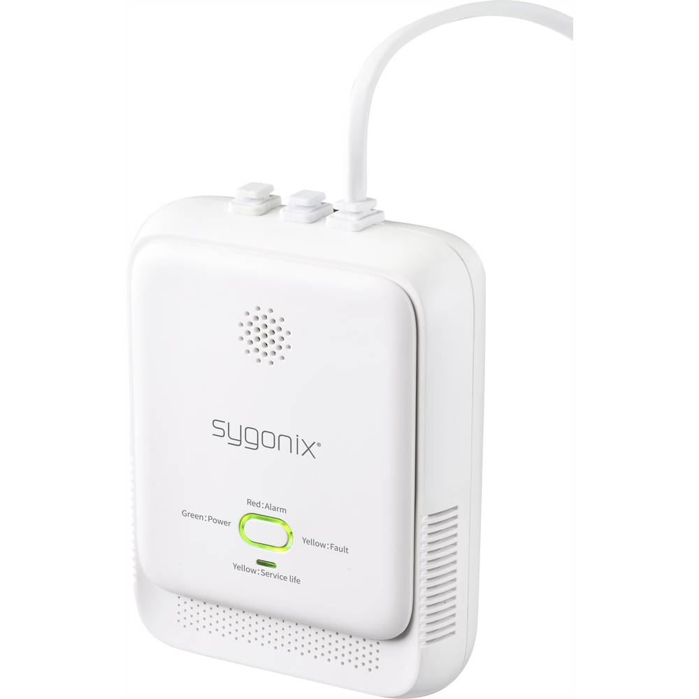 SYGONIX Okos gázszivárgás jelző, metán, Wifi, applikáció, fehér, SY-4996316 (SY4996316)