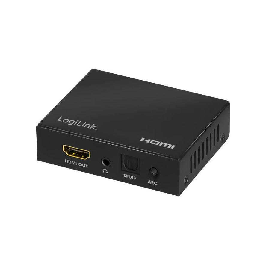 LogiLink HDMI-Audio-Extraktor,2CH/5.1CH,SPDIF,4K/60Hz,schw. (HD0055) (HD0055)