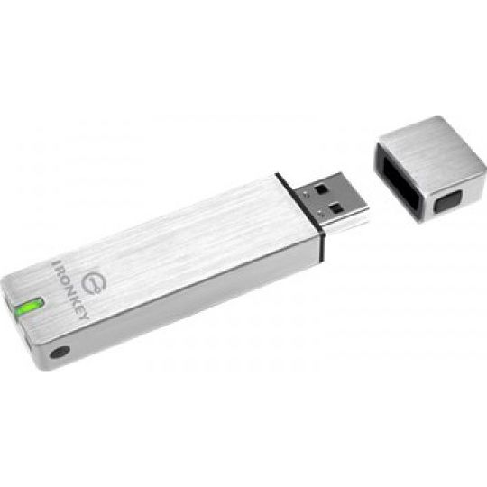 Kingston 64GB USB3.0 IronKey Basic S1000 Encrypted FIPS 140-2 (IKS1000B/64GB) Flash Drive