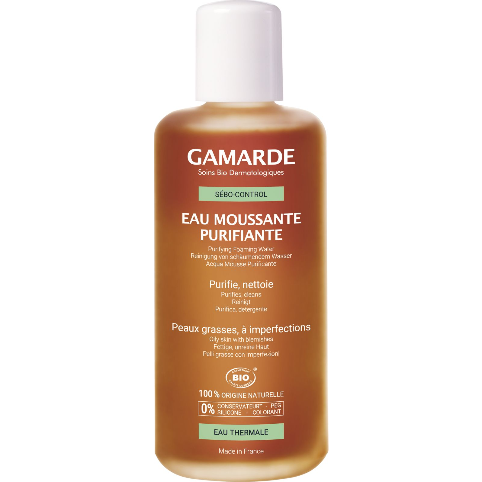 Gamarde szénsavas tisztító víz, 200 ml
