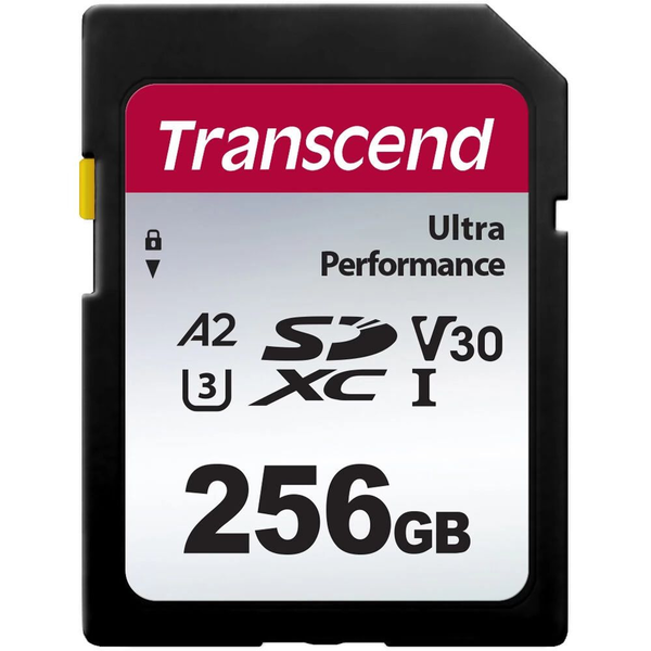 Transcend 256GB SDXC UHS-I U3 V30 A2 Memóriakártya