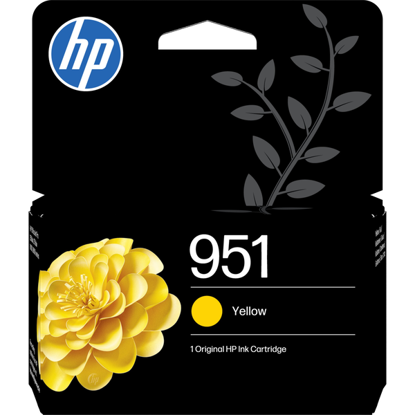 HP 951 Yellow Original Ink Cartridge δοχείο μελάνης 1 τεμάχια Κίτρινο