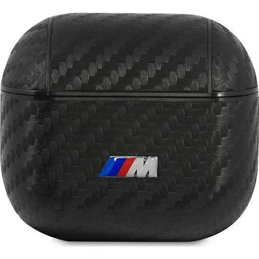 BMW PU Carbon M Collection Apple AirPods 3 szilikon tok, fekete (BMW267BLK)
