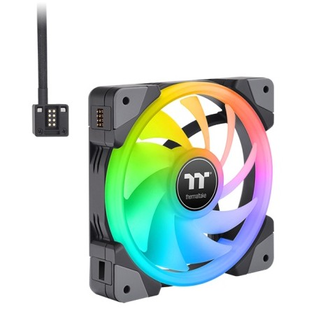 Set 3 ventilatoare Thermaltake TT Premium Swafan EX12 120mm RGB