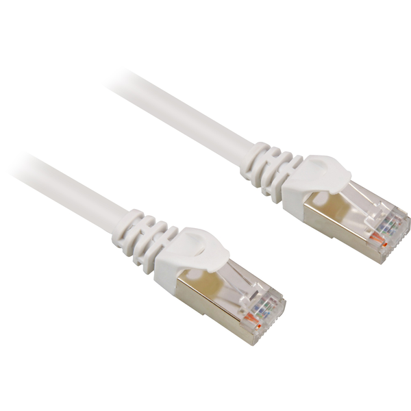 Sharkoon S/FTP Cat6 Patch kábel 2m - Fehér