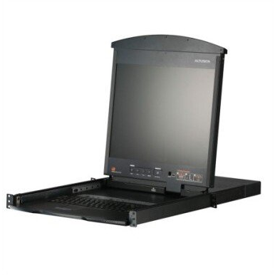 ATEN KL1508AIM rack console 43,2 cm (17") 1280 x 1024 Pixels Metaal Zwart 1U